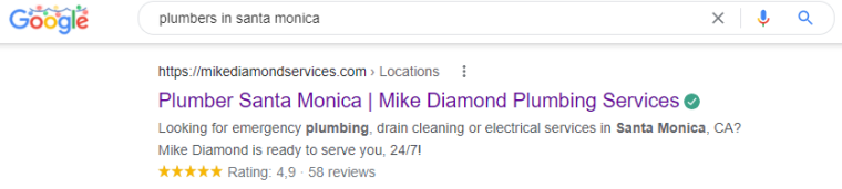 Mike Diamond plumbing services in Santa Monica